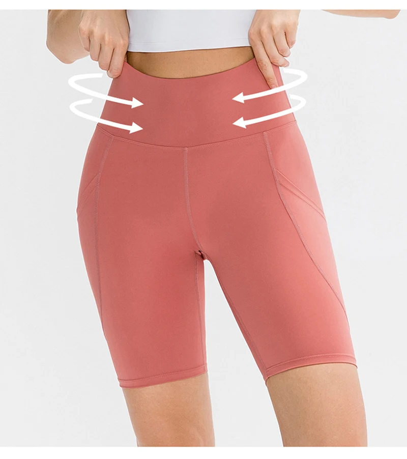 Short Sport Leggings Summer Women High 