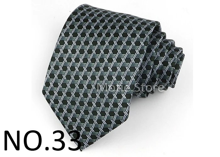 Herren-Krawatte aus anmutigem, weichem Polyester, unregelmäßiges Muster, Krawatte für Hochzeit, Party, Alltag, Hemd, Anzug, Krawatte, Accessoire, Dekoration, Geschenk – Detail 34