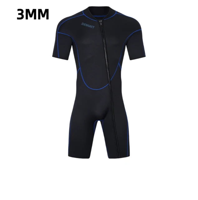 DEMMET SCR 3mm Neoprene Wetsuit Men Keep Warm Swimming Scuba Diving