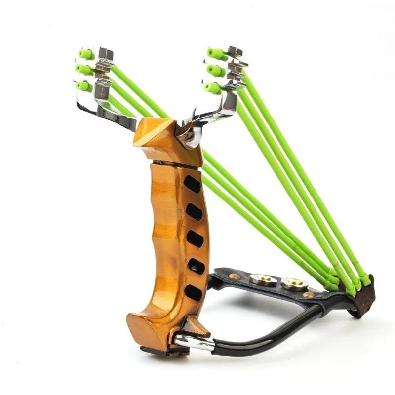 

Powerful Fishing Slingshot with Wrist Rest Outdoor Hunting Shooting Sling Shot Fishing Reel Easy To Carry and Durable