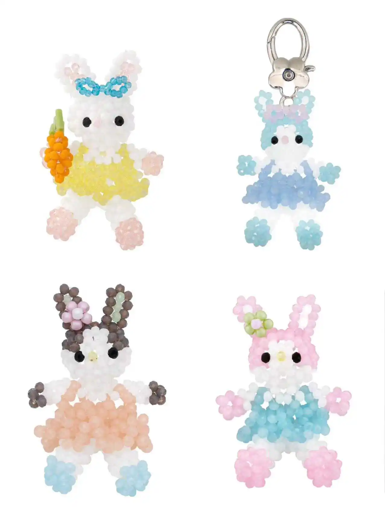Sweet-Beaded-Rabbit-Keychain-Swing-Same-Carrot-Skirts-Rabbit-Bag ...