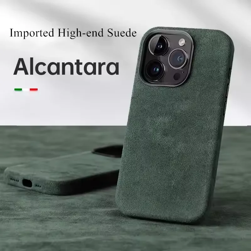 Alcantara-Metallkamera-Objektivschutz,magnetischeHandyhüllefüriPhone161514Plus1312ProMax,Premium-Wildleder-Inclusive-Cover-AliExpress202192403