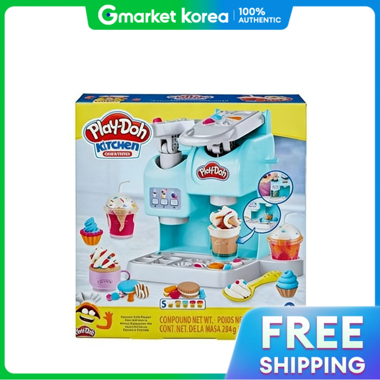 Hasbro | Bộ Đồ Chơi Đất Nặn Play Doh Quán Cà Phê Nhiều Màu Dành Cho Trẻ Em