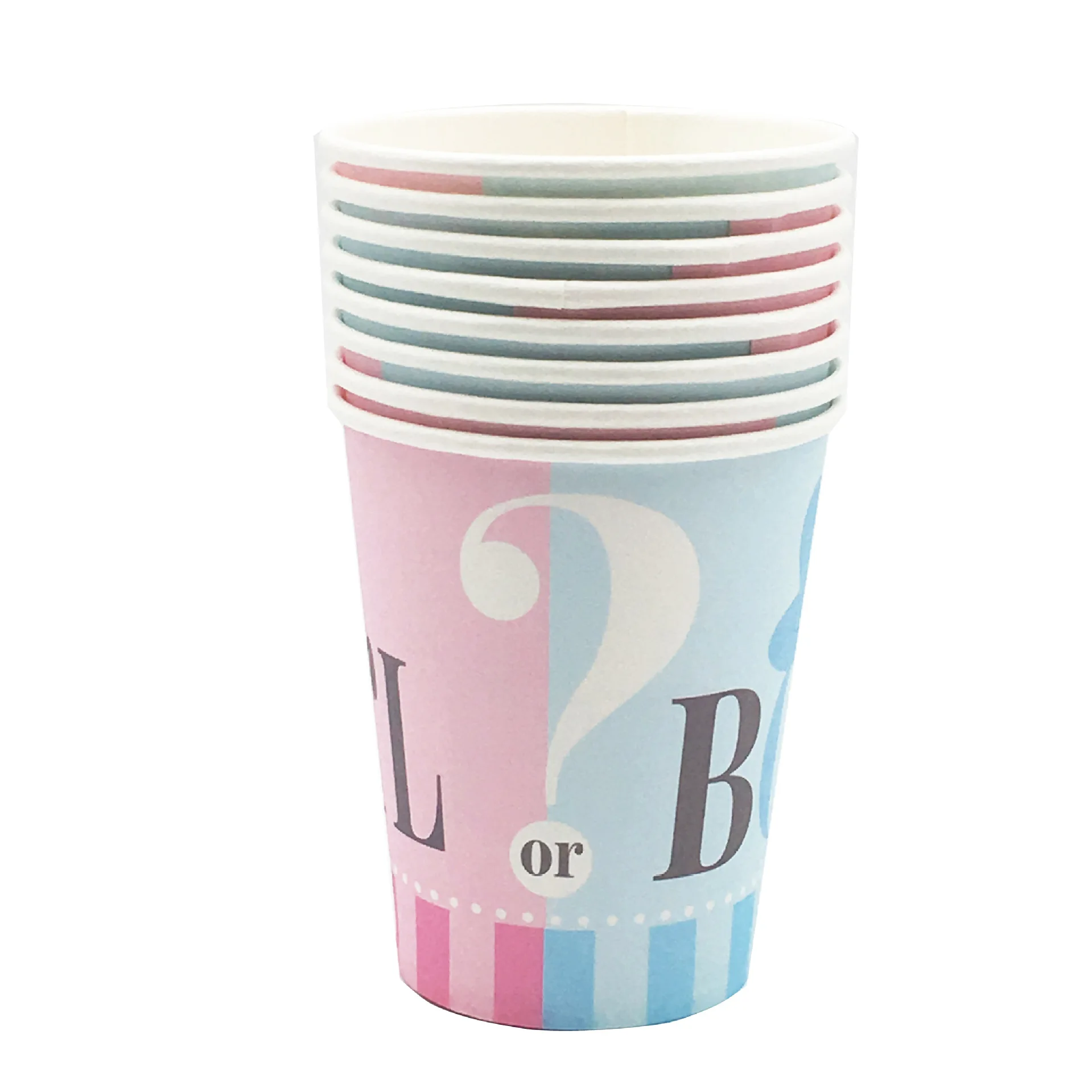 Gender Reveal Disposable Tableware Set Baby Shower Boy Or Girl Plate Napkin Tablecloth Gender Reveal Party Decorations Supplies