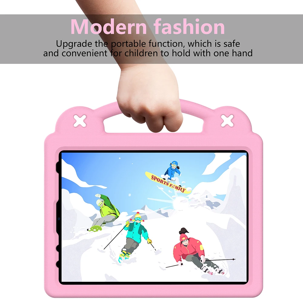 Colorful EVA Tablet Case with Pen Slot - Cartoon Design