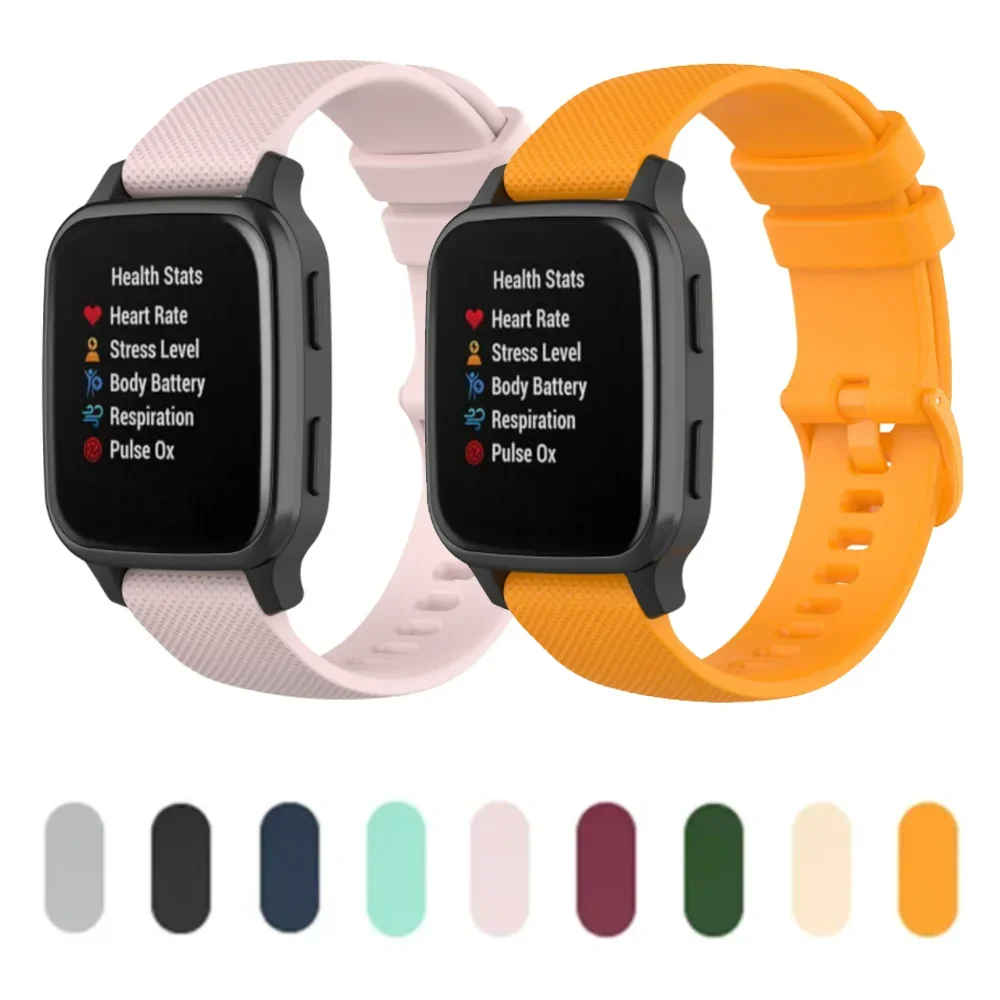 Correa De Reloj De Acero Inoxidable Para Garmin Venu Sq 2, Correa De Reloj Inteligente De Música