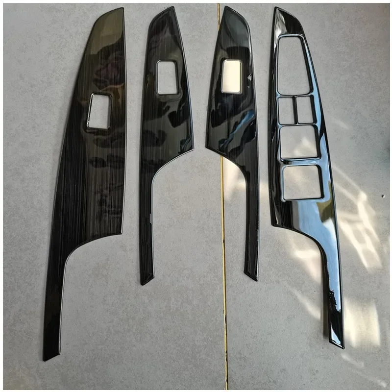 Car Accessories Hyundai Tucson 2015 Window glass switch panel inner armrest bright stick Car Stickers