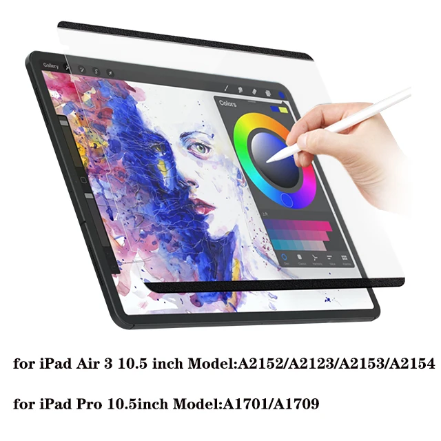 tablet holder for car headrest Paperlike Screen Protector Film Magnetic Paper Texture Film Removable Low Reflective for Ipad Pro 11 Air 4 10.9 9th Generation tablet decals Tablet Accessories