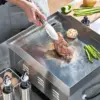 Electric Griddle, Non-Stick Flat Top Grill Commercial Electric Countertop Griddles Stainless Steel Adjustable Temperature Contro 2