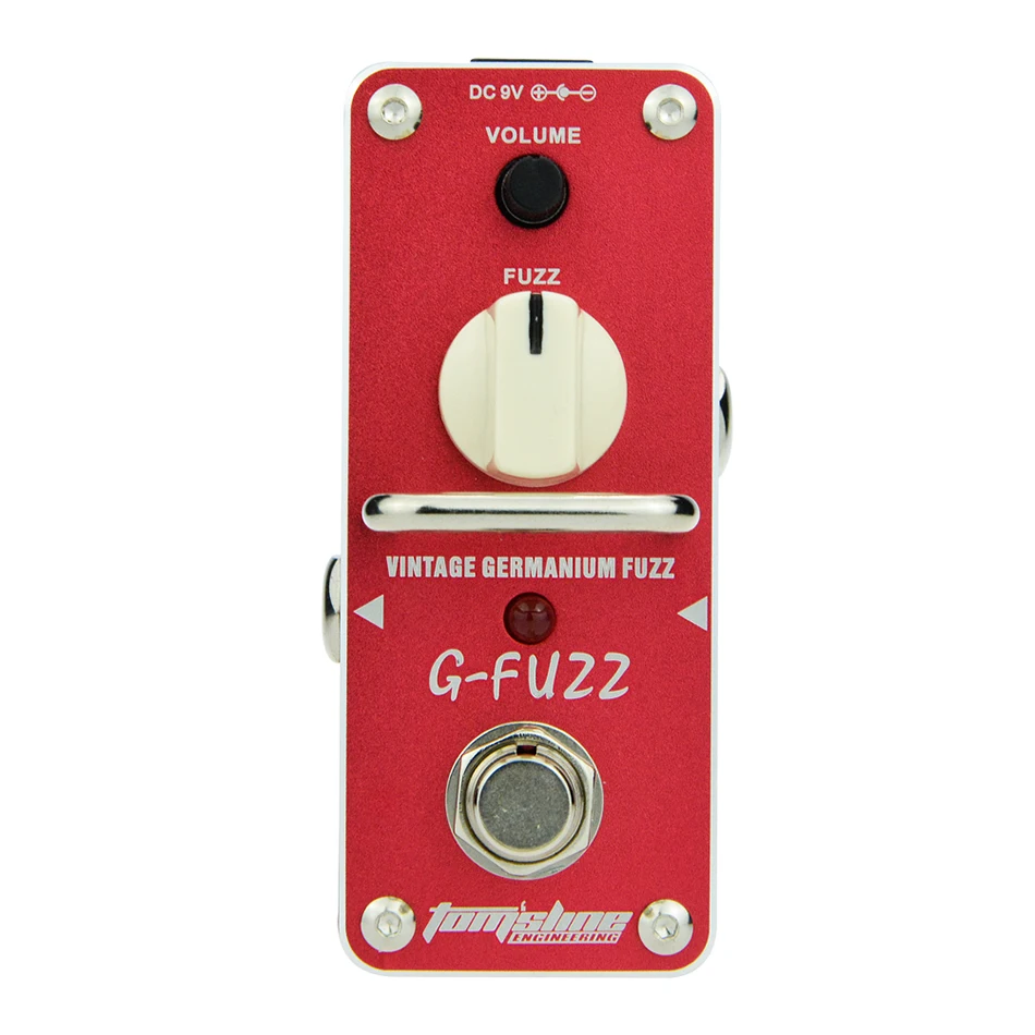 

AROMA Tom'sline AGF-3 G-FUZZ Vintage Germanium Fuzz Guitarra Effect Pedal Mini Analogue Guitar Effect Pedal with True Bypass