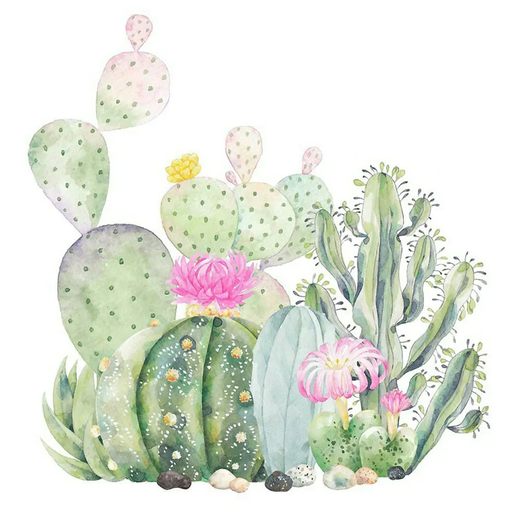 Flower Cactus Painting Diamond Art by Make Market®