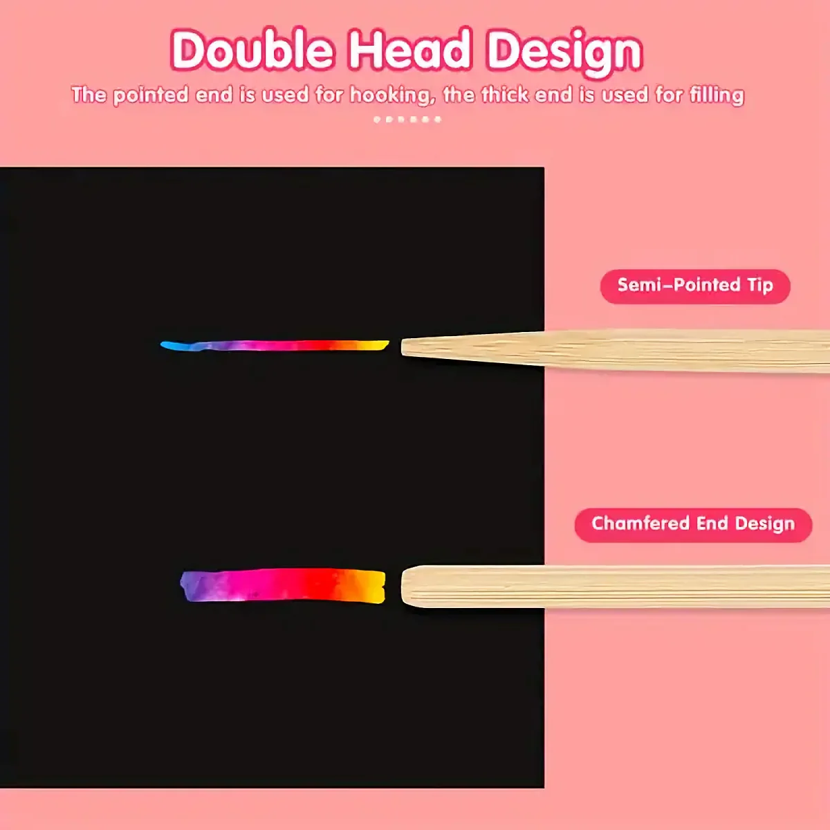 Versatile Scratch-Off Art Stylus Set - 10-Piece Brush and Scraper Tool Collection