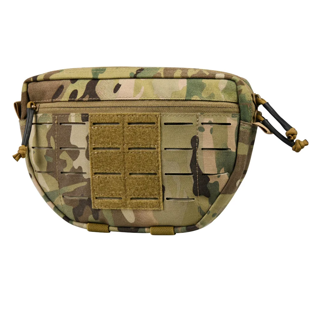 

Tactical Sports Outdoor Grocery Bag Camouflage Multifunctional Gear 1000D Nylon Laser Cut molle Tactical Vest Abdominal Bag