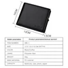 New Men's Wallet Multi Function ID Credit Card Holder Three -fold Money Clip High Quality Leather Zipper Coin Purse 3