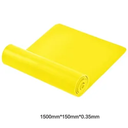 Enhanced Resistance Bands for Exercise and Fitness Training - Ideal for Pilates, Physical Therapy, and Home Workouts (Yellow)