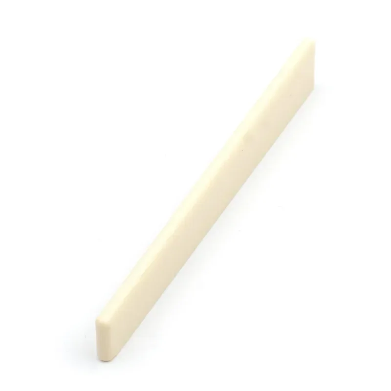 50pcs Classical Guitar Nut and Bridge Saddle Plastic 52MM 80MM Guitar Parts Ivory guitar nut