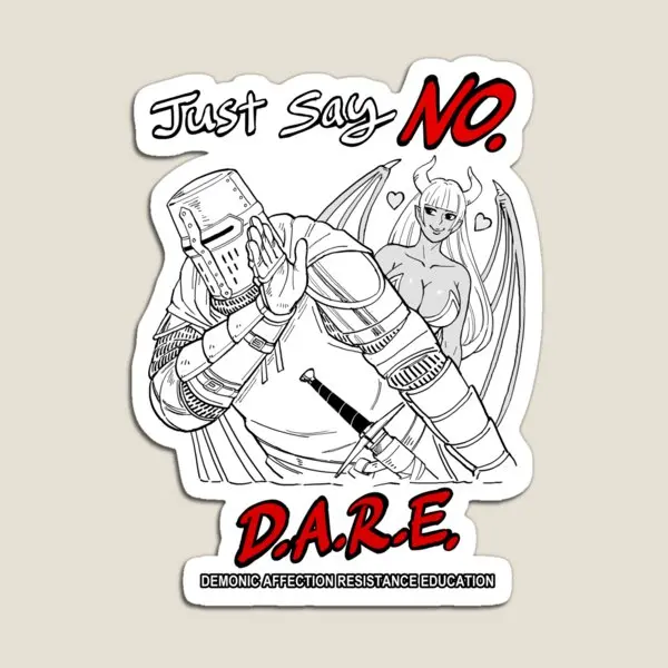 

Просто скажите нет демонам магнит забавные детские игрушки для детей декор домашние красочные наклейки милые для детской холодильника