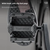 Pédales de vélo en nylon à 3 roulements WEST BIKING, pédales antidérapantes pour route/VTT 3