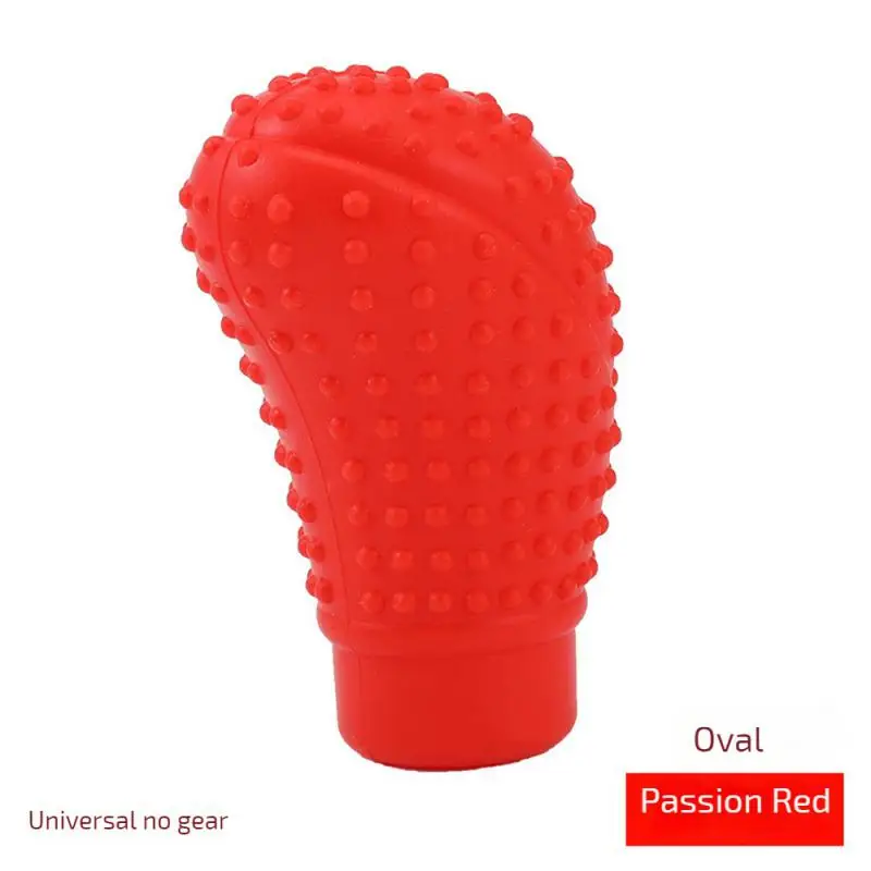jingyuqin 5 Color Universal Gear Collars SD Antislip Soft Silicone Truck Car Gear Shifter Lever Knob Cover