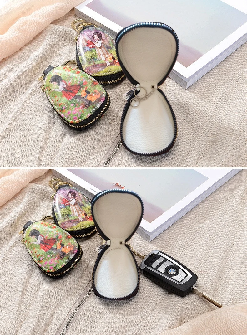 General car key car case lighter bag cartoon protection cover men and women key case Porta Chaves Purse Porta Chave Funda Llave