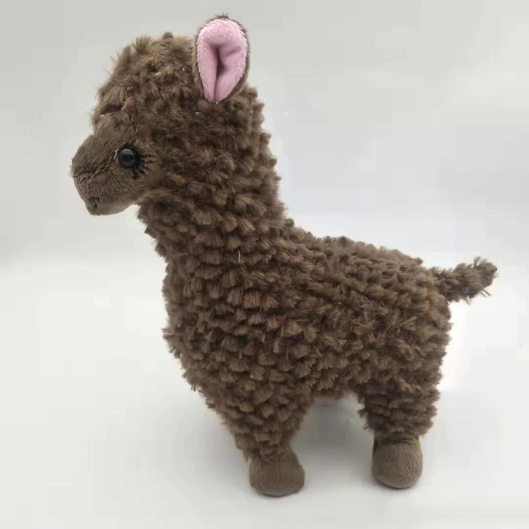 Alpaca Plush Toy 23cm 6 Colors Cute Animal Doll Soft Cotton stuffed doll Home office decor Kids girl Birthday Christmas Gift