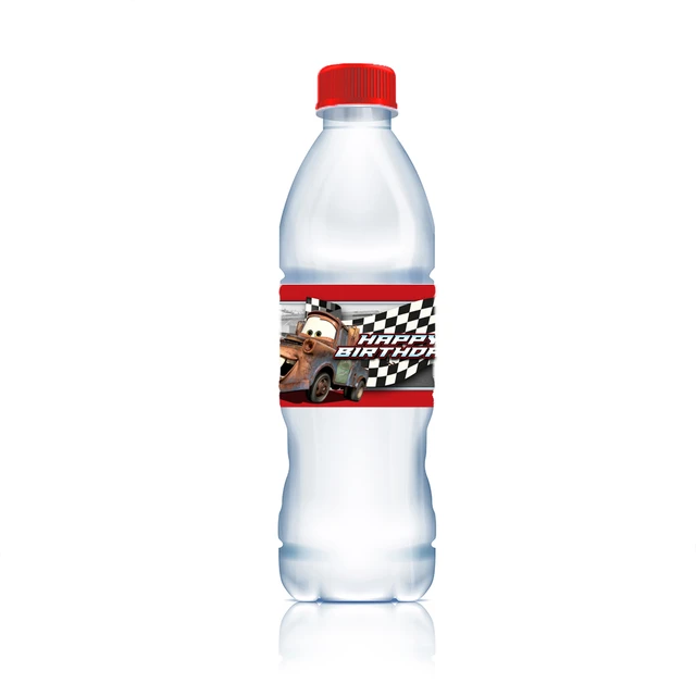 Lightning McQueen Water Bottle - Cars 3 - Customizable