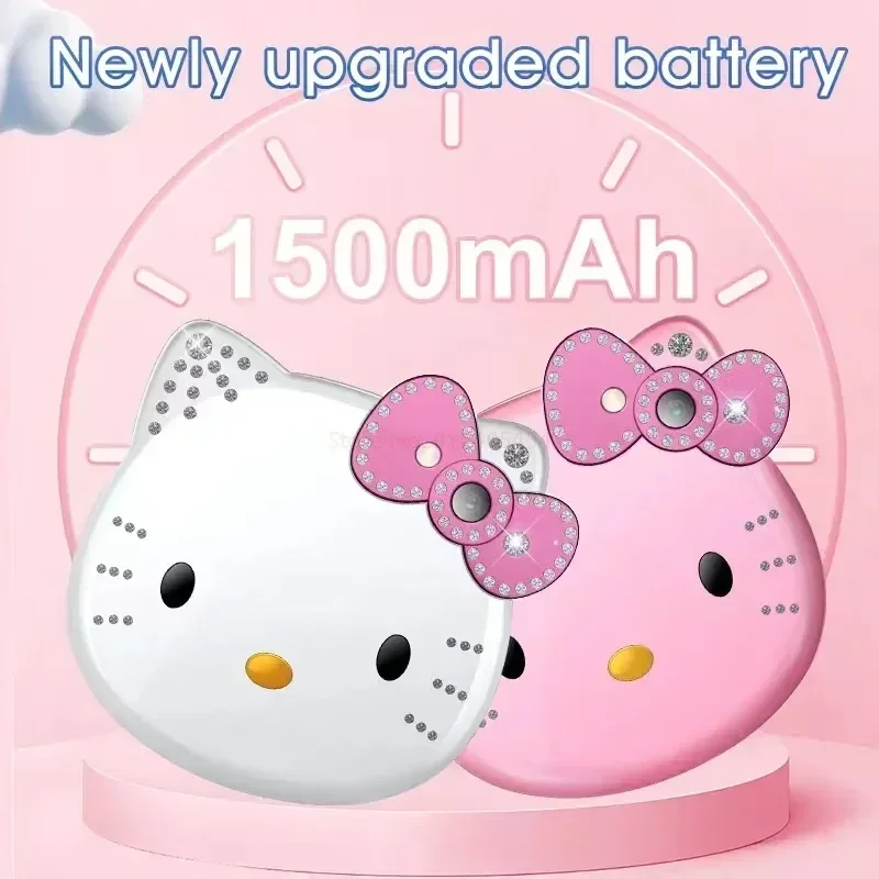 Sanrio Kawaii Hello Kitty Figures Mobile Phone Kawaii Mobile Phone Anime Cartoon Student Children Mini Mobile Phone Girl Gift