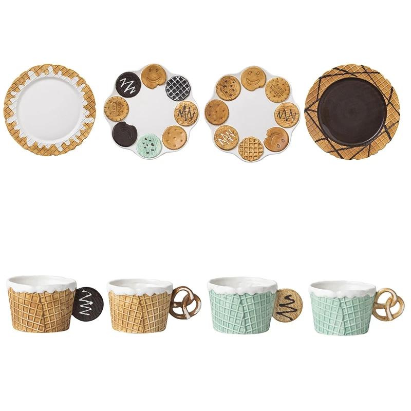 

AFBC Creative Cookie Cute Ceramic Office Home Breakfast