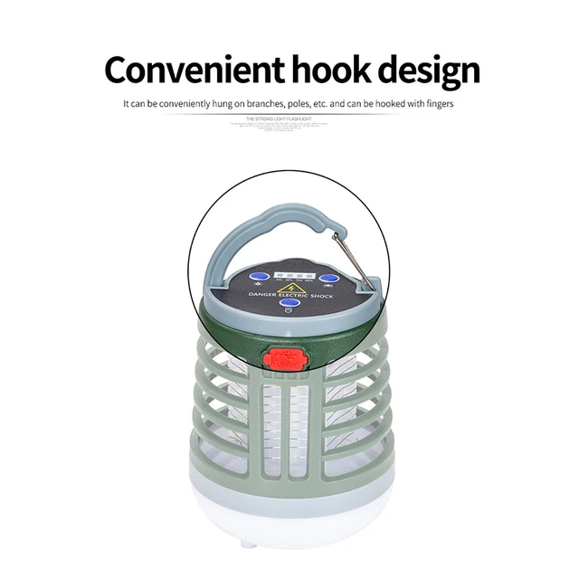 Led Elektromos Ütés Szúnyoggyilkos Lámpa Falra Szerelhető Hibás Csapda Szúnyog Zapper Uv Rovar Usb Hálószobához Vagy Kültérihez Alkalmas - Image 2