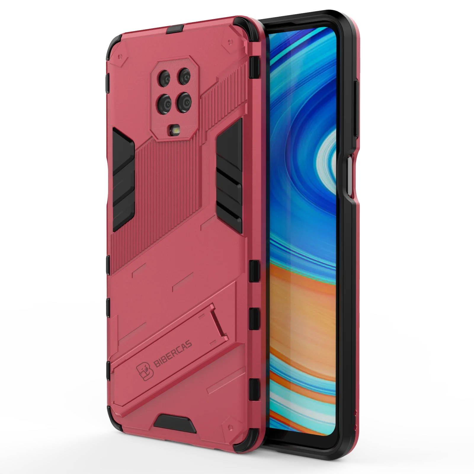 Enhanced Shockproof Armor Stand Phone Case Bumper Cover