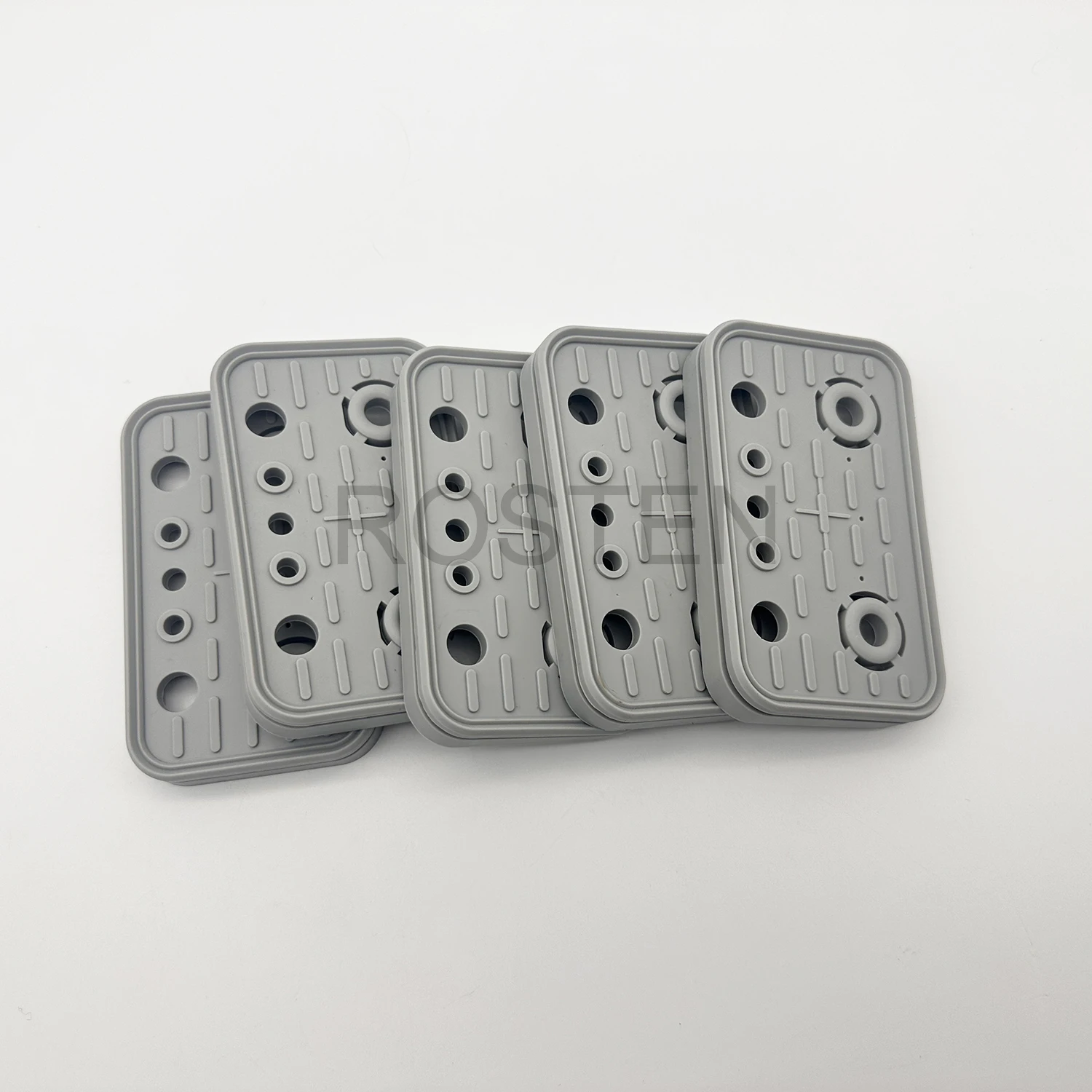 5pcs 125x75x17 CNC Machining Center Weeke Homag Top Vacuum Pad Cover Rubber Cup Pods Replacement Plates 4-011-11-0073 vacuum pad cover