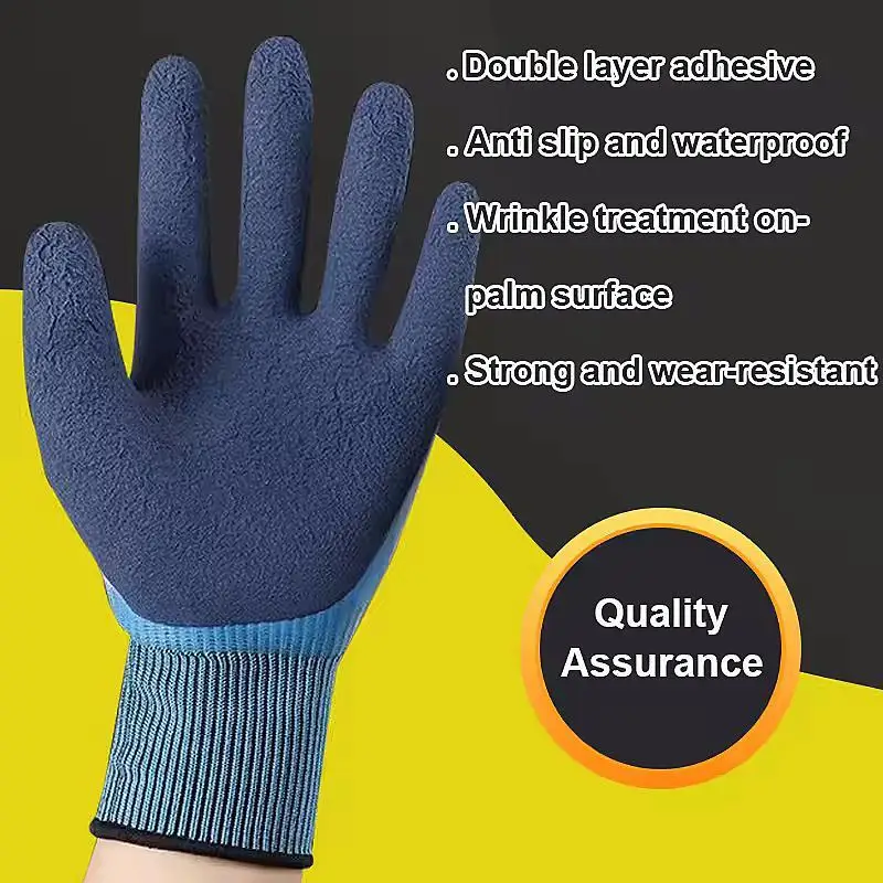Gants Nitrile Jetables Blancs Lot 1 Paire Taille L - Jardinage