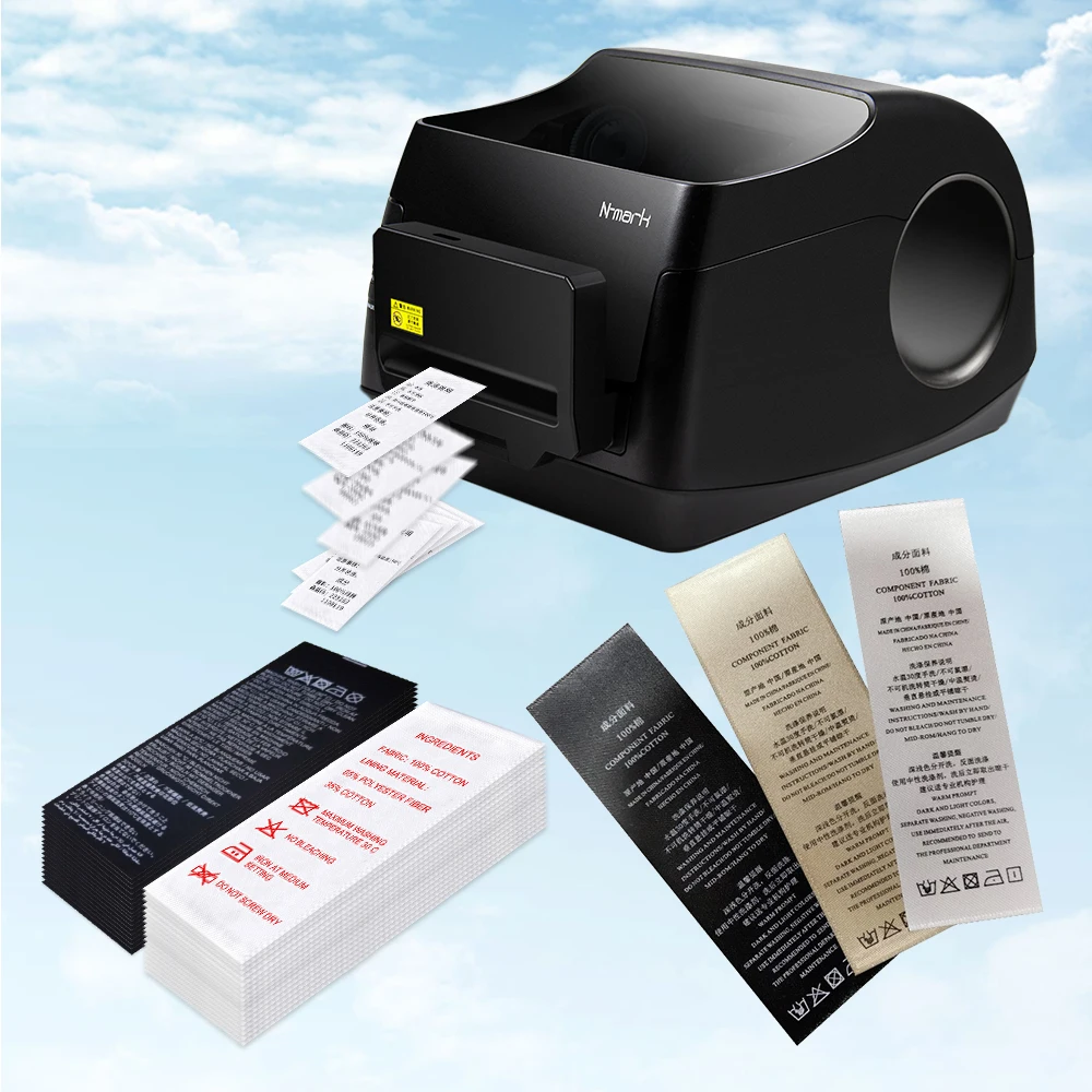 

yyhc N-mark clothing care label printer for wash care clothing label printing mini portable printer machine
