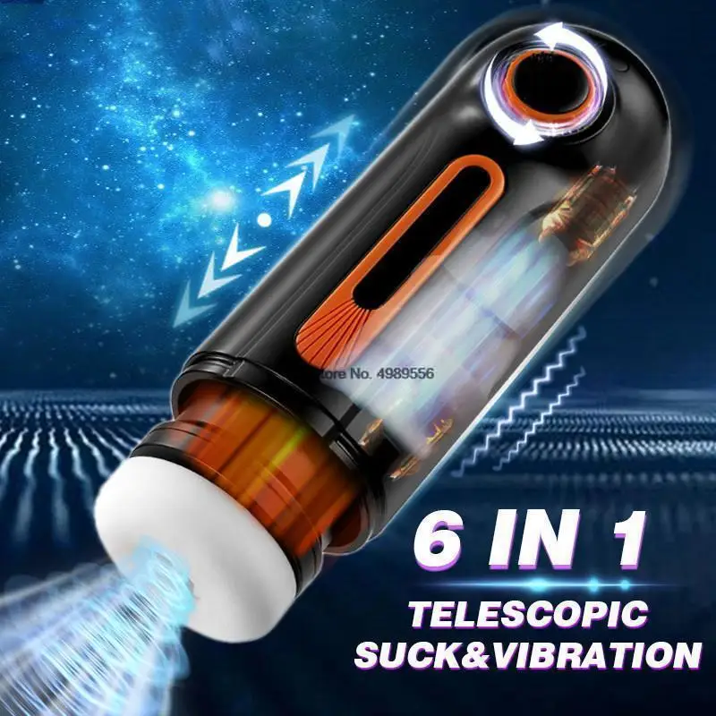 Teleskopischer Saug- Und Vibrationsmasturbator Für Männer_voghion.com