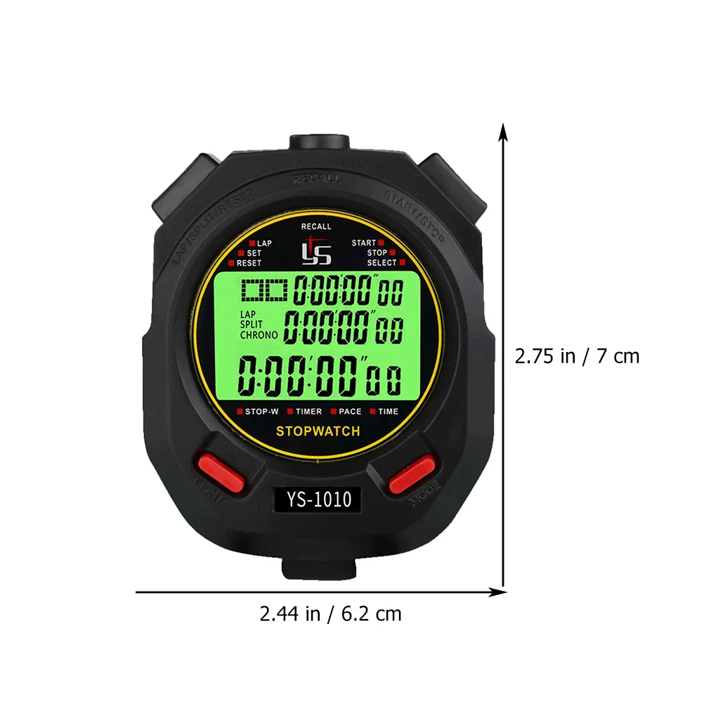 Electronic Stopwatch Fitness Timer Switch for Exhaust Fan Abs Interval Referee Sports