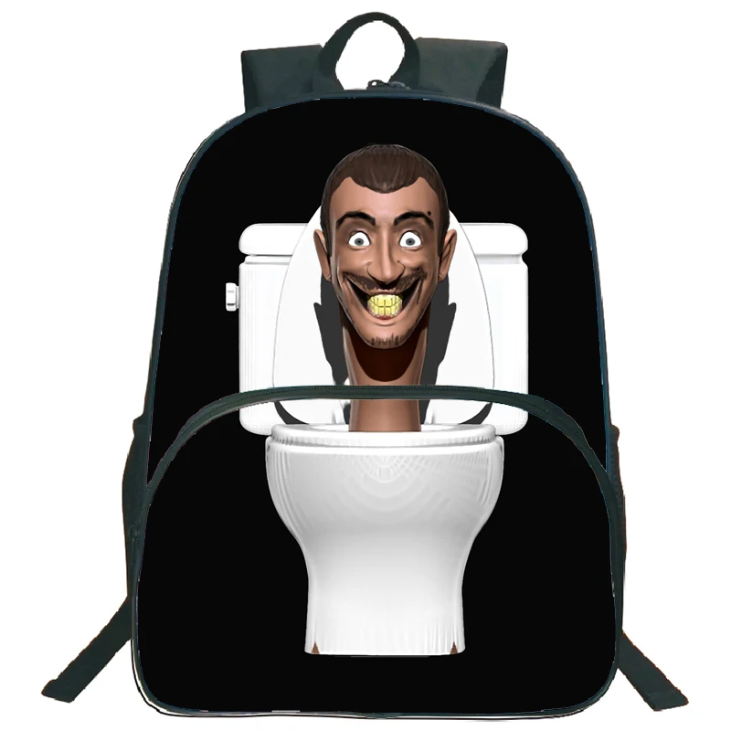 Skibidi Toilet Schoolbag Speakerman Camera Man Cartoon Anime Backpack Camcordeman Mochila for Children's Bags for Girls 2