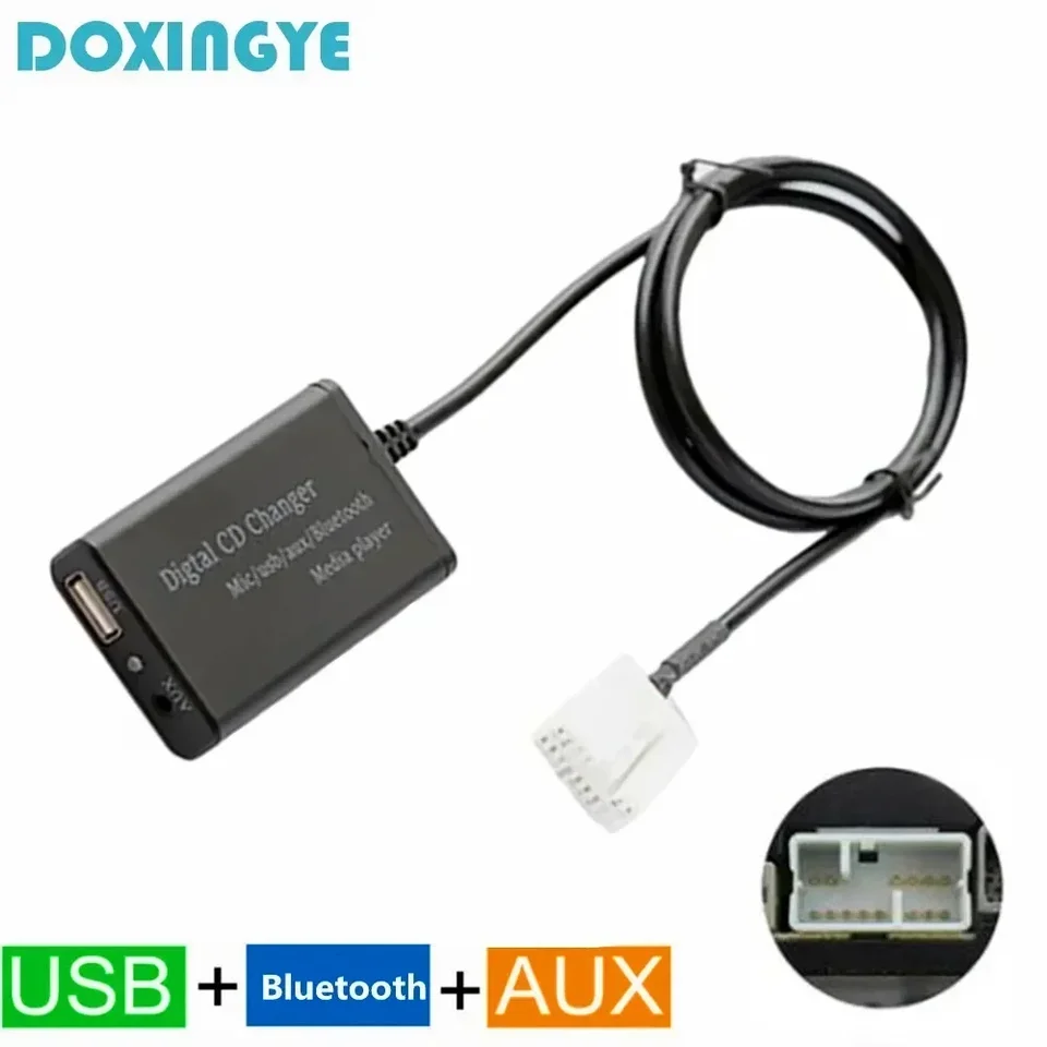 Caricatore CD radio (USB /scheda SD /ingresso aux) Adattatore MP3 per auto per FIAT - Cina Per adattatore MP3 FIAT, per radio FIAT CD Changer