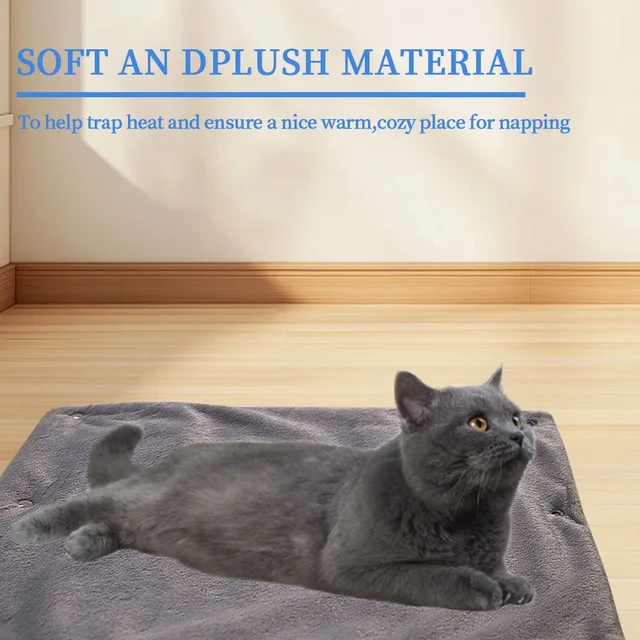 Winter Pet Heating Blanket Temperature Warm Cat Dog Mattress Indoor Heating Pad Pet Supplies USB heating pad 5