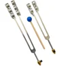 32HZ Aluminum Tuning Fork Tool with Hammer Healing Sound Vibration Diagnostic Therapy Health Care Tool 5