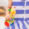 6Types Baby handheld toys rattle music Teether can bite Baby grip training Crib bell Stroller hanging bell Giraffe gift 4