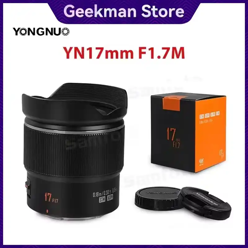YONGNUO 17mm F1.7M 25mm F1.7 42.5mm F1.7 II M43 Prime Lens Auto