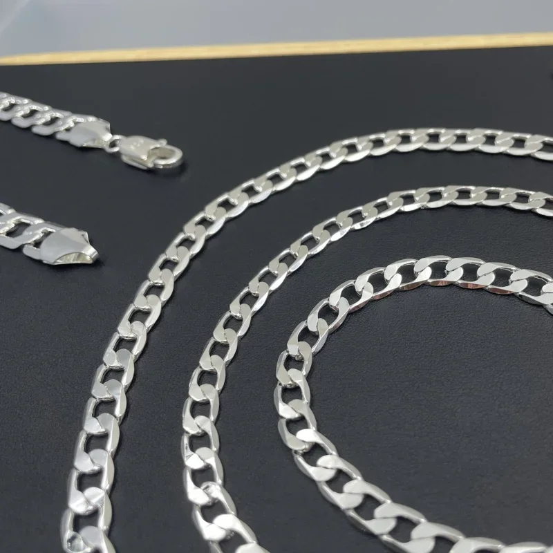 T400 Collana In Argento 925 Catenina 1,5 Mm - Lunghezze 40-76 Cm, Chiusura Moschettone, Senza Pietre, Unisex