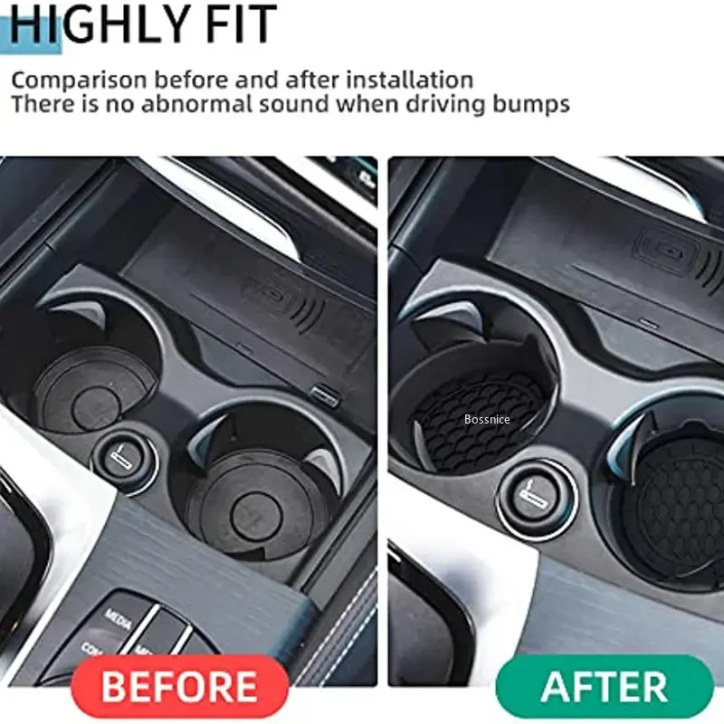 NEW 2 Pack Automotive Cup Holders Universal Car Cup Coaster Waterproof Non-Slip Sift-Proof Spill Holder Car Interior Accessories