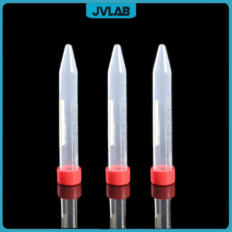 Centrifuge Tube 15mL Sterile Laboratory Centrifugal Tube PP Sample Test DNase-/RNase-free Nonpyrogenic Conical Bottom 25Pcs