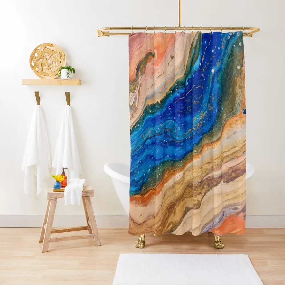 

River Flow Shower Curtain Shower Waterproof Bathroom For Shower Bathroom Bathtub Curtain