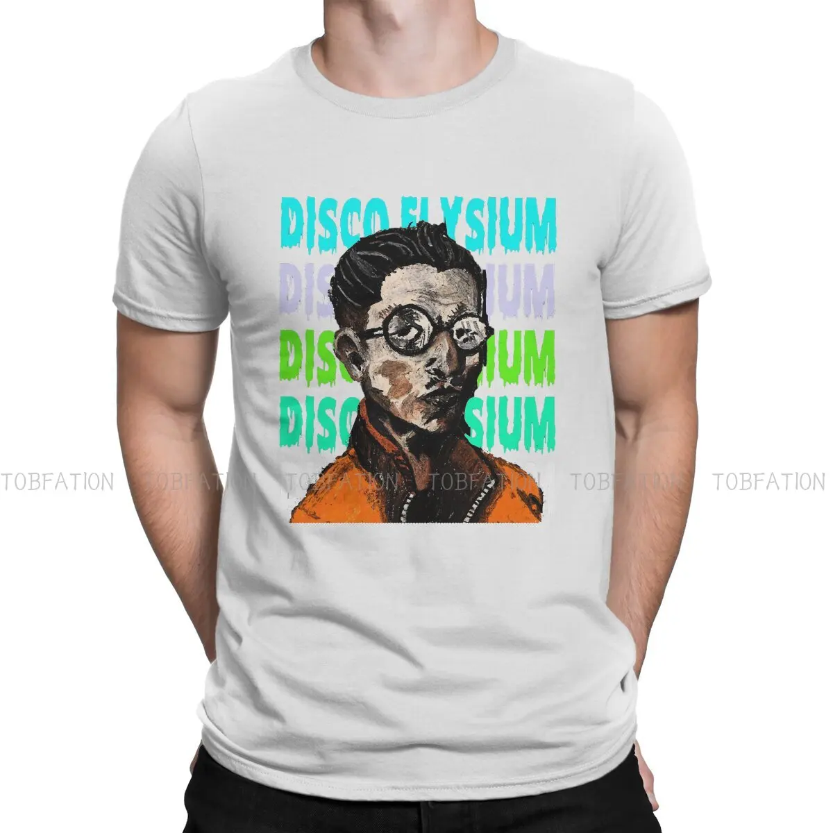 Maglietta Premium Scoop O Neck Disco Elysium Revachol Rpg Game Fabric Maglietta Originale Da Uomo Top Nuovo Design Vendita Calda
