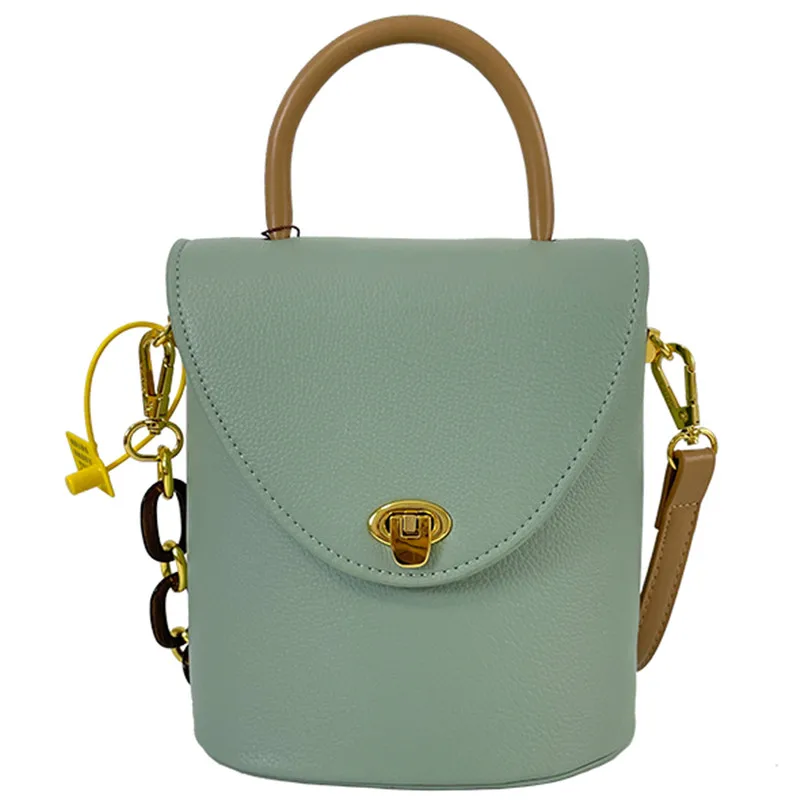 Women Soft luxury Leather Handbags Simple Style Top handle Tote Pillow