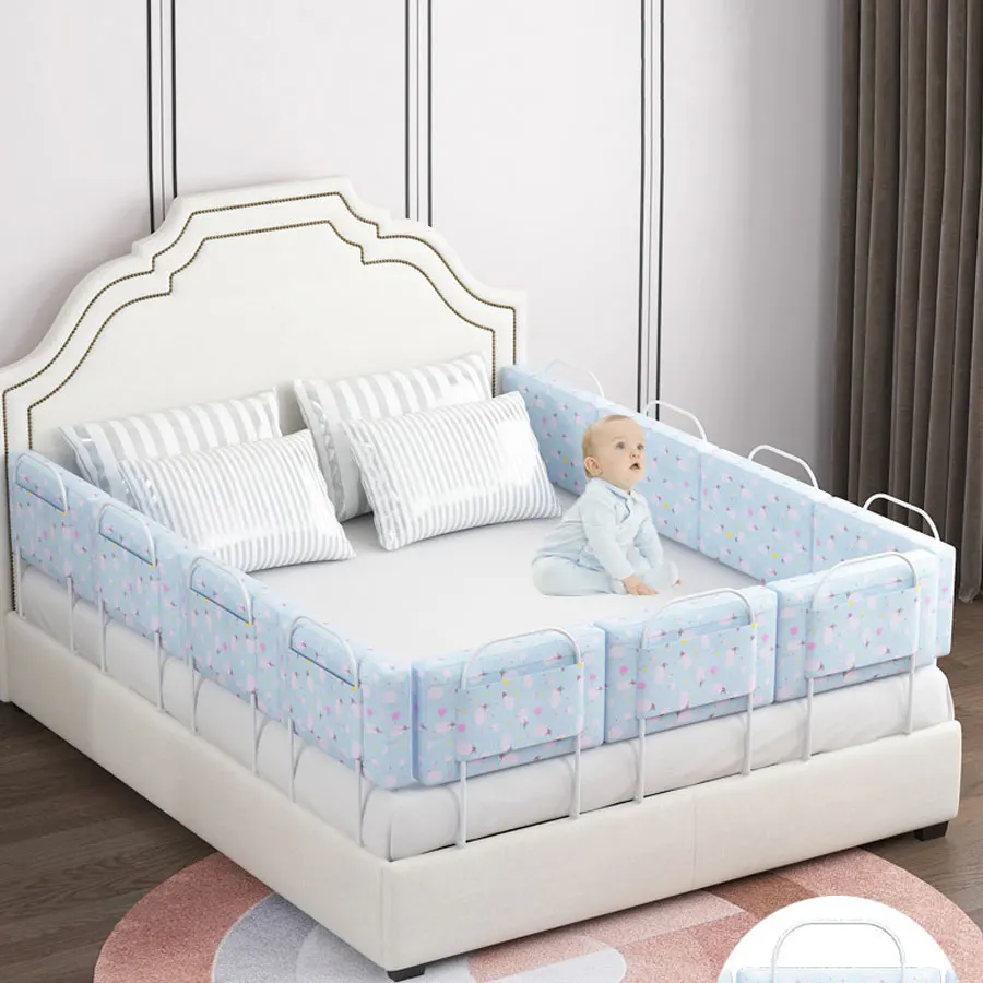 1 pièce de clôture de lit bébé Anti chute barrière bébé clôture de chevet pour enfants sac souple barrière de clôture universelle pour enfants