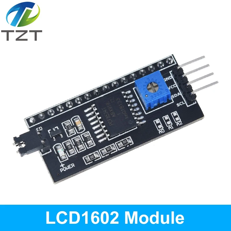 Blue-Green Screen LCD Module with I2C Interface