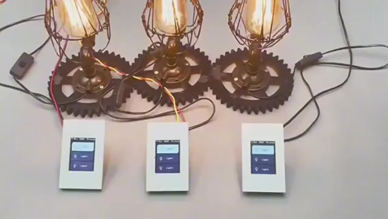 kit対応 lanbon L8 照明スイッチ 3ギャング Lanbon L8 LCD Smart Switch Smart Home Automation Products 1 2 3